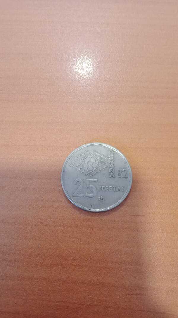 Moneda de 25 pesetas de 1982