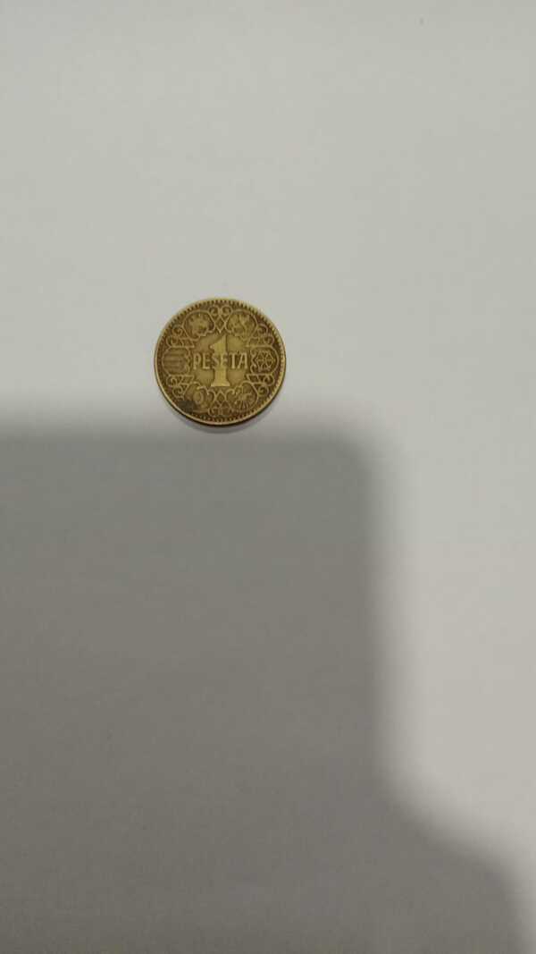 Moneda de 1 peseta de 1944