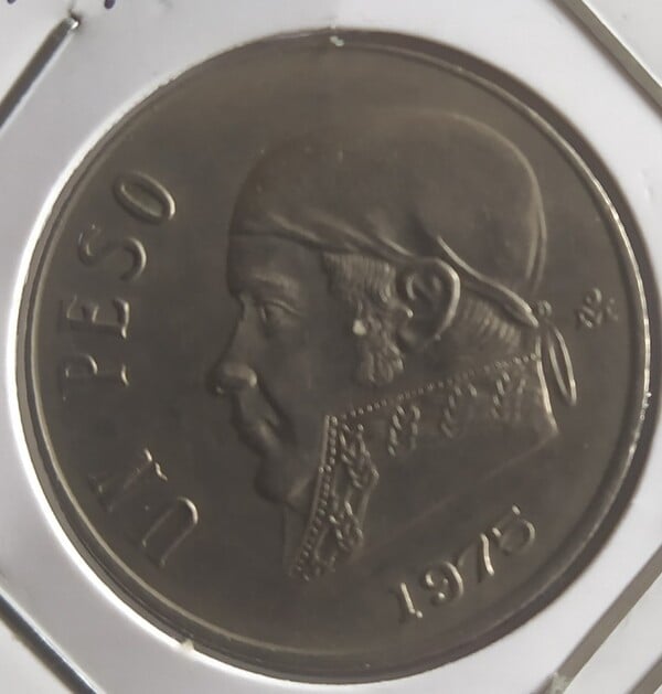 moneda MEXICO 1 PESO 1975