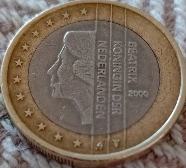 Moneda 1 Euro Beatrix Koningin der Nederlanden 2000n