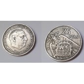 25 pesetas 1957*59