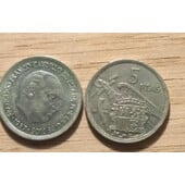 5 PESETAS AÑO 1957 ESTRELLA 73