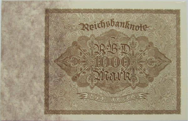 1000 Mark Reichsbanknote