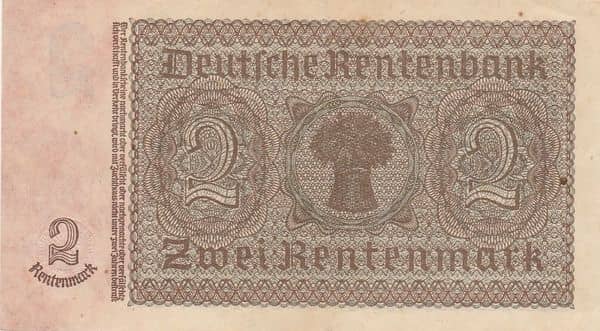 2 Rentenmark Rentenbank