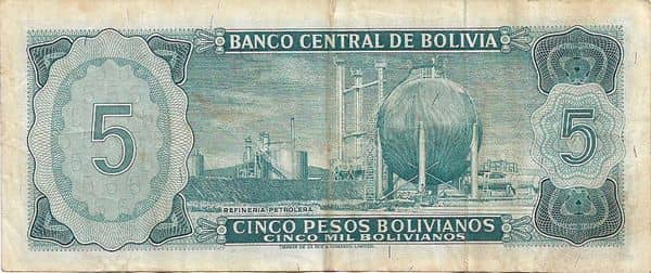 5 Pesos Bolivianos