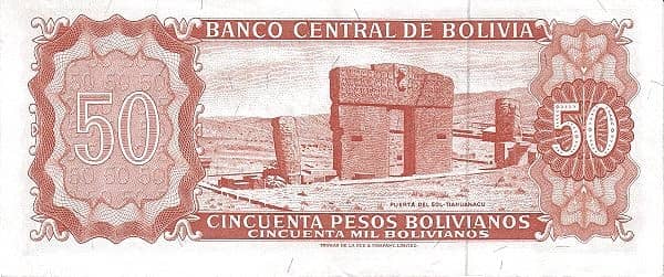 50 Pesos Bolivianos