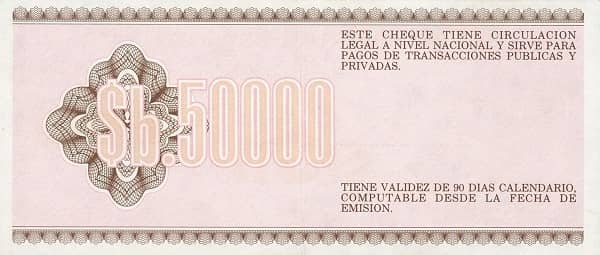 50000 Pesos Bolivianos