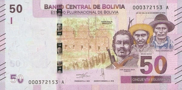 50 bolivianos