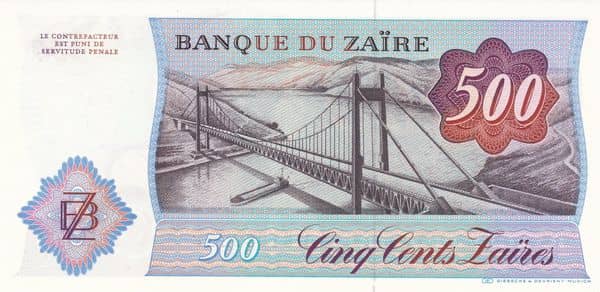 500 Zaïres