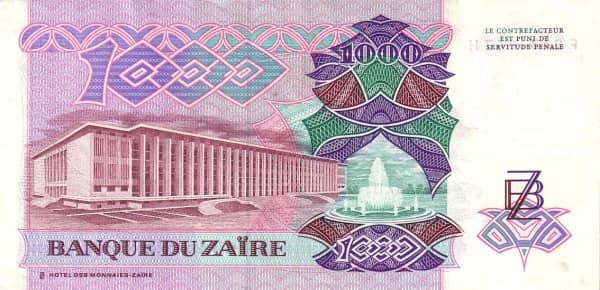 1000 Zaires