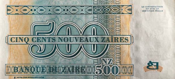 500 Nouveaux Zaïres