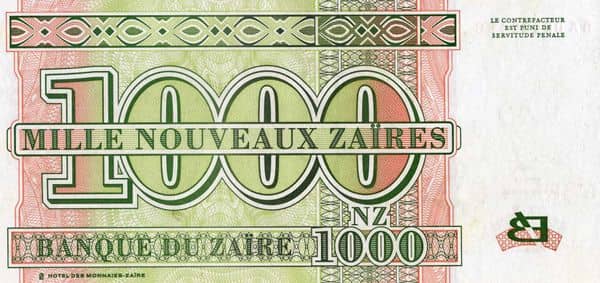 1000 Nouveaux Zaïres