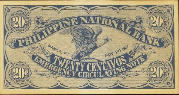 20 Centavos WW I Emergency