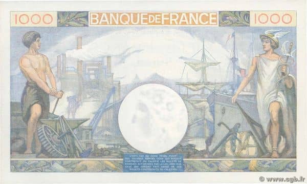 1000 francs Commerce et Industrie