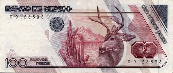 100 Nuevos Pesos B series