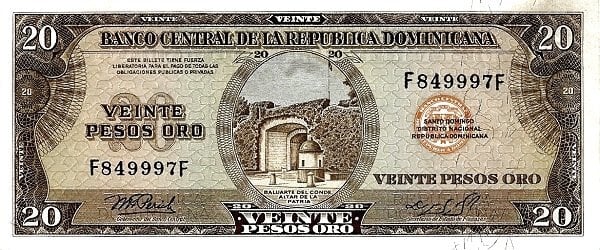 20 pesos oro