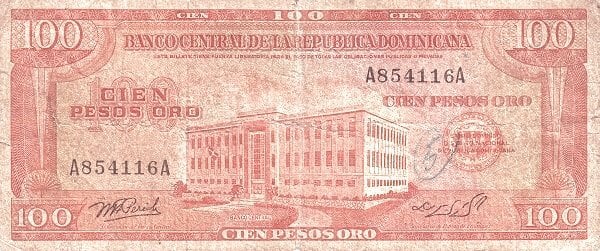 100 pesos oro