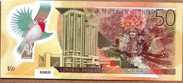 50 Dollars Central Bank Golden Jubilee