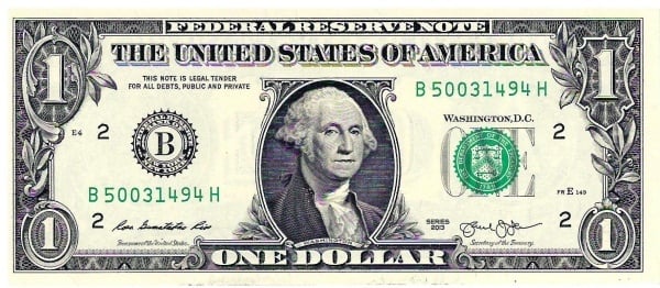 1 dollar