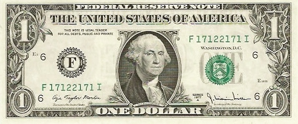 1 dollar