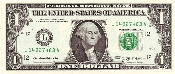 1 dollar