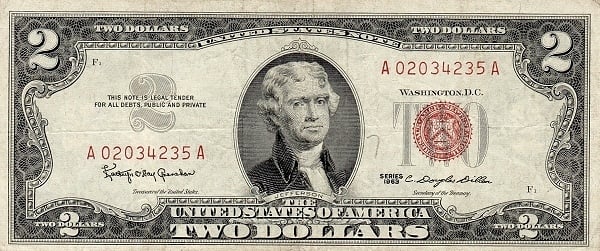 2 dollars