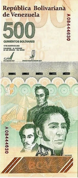 500 bolívares