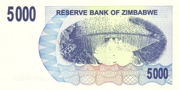 Billete 5000 Dollars Zimbabue Foronum