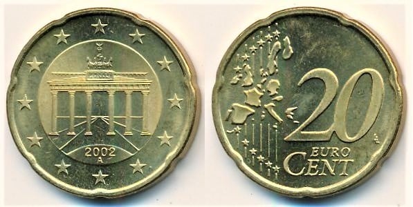 20 euro cent vs dollars