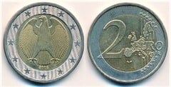 1 euro 2002 Una moneda rara de Alemania con errores de menta Alemania  Águila -  España