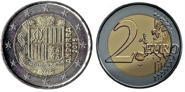 Blister moneda 2 euros CC Andorra 2014 de segunda mano por 40 EUR en  Barcelona en WALLAPOP