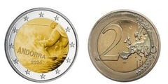 2 euro (100 años de esquí en Andorra)