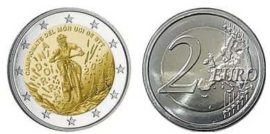 2 euro (Campeonato del Mundo de Mountain Bike)