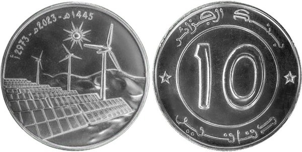 10 dinars (Energías renovables)