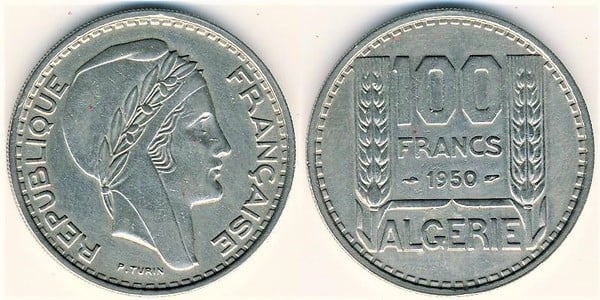 100 francs (Ocupación Francesa)
