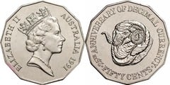 50 cents (25 Aniversario de la Moneda Decimal)