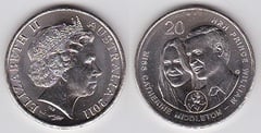 20 cents (Boda Real de William y Catherine)