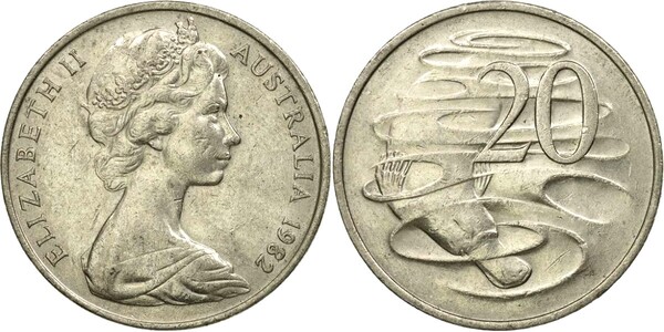 20 cents (Elizabeth II)