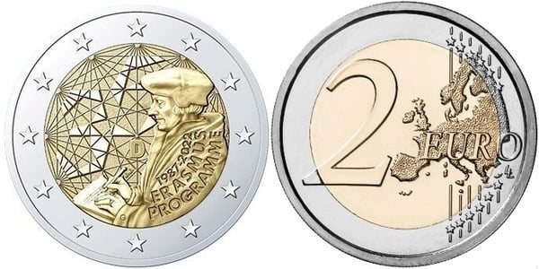 2 euro (35 Aniversario del Programa Erasmus)