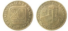 20 schilling (Vorarlberg - Martinsturm em Bregenz)