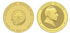 100 manat (Centenario de Heydar Aliyev)