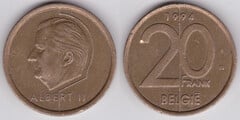 20 francs (Alberto II - België)