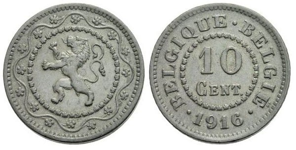 10 centimes (Alberto I - Belgique-België)