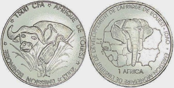 1.500 francs CFA (Fauna)