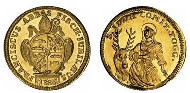 1 ducat (50º aniversario de la primera misa del Abad. 500 aniversario de la muerte de Santa Idda de Toggenburgo)