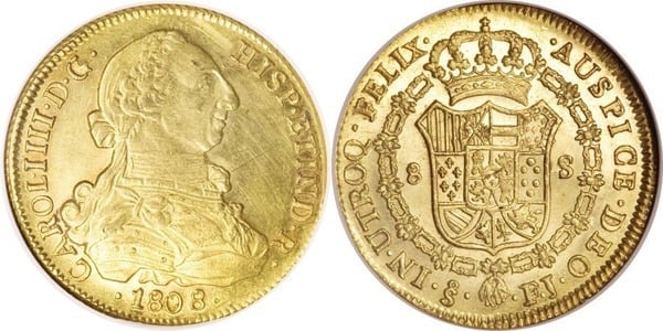 8 escudos (Carlos IV)