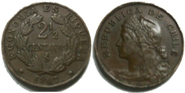 2 1/2 centavos