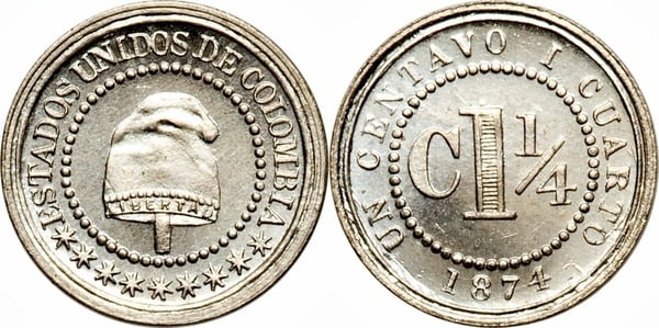 1 1/4 centavos