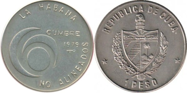 1 peso (Cumbre de la Naciones No Alineadas)