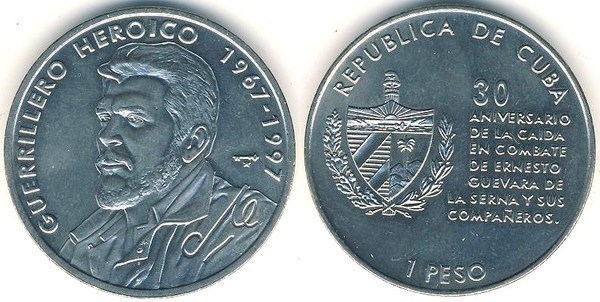 1 peso (30 Aniversario de la Muerte de Ernesto Che Guevara - Retrato)